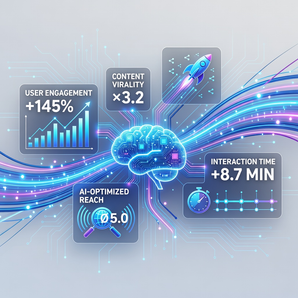 User engagement growth visualization